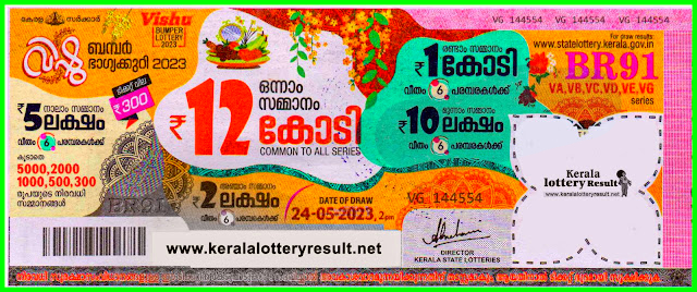 Coming Kerala Bumper VISHU BUMPER-2023 BR-91