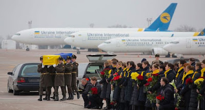 В Украину возвращены тела погибших в авиакатастрофе в Иране