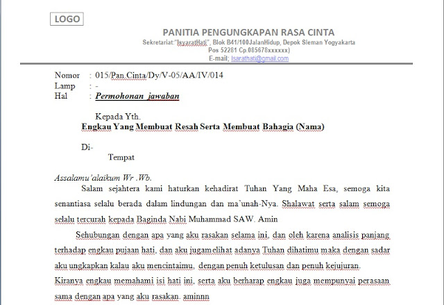 Surat Cinta Unik