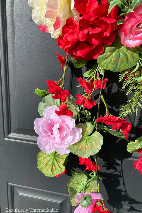 Wreath With Trailing Flowers