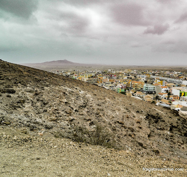 Espargos, capital da Ilha do Sal em Cabo Verde