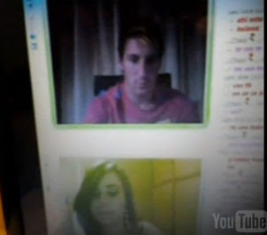 Sabrina Ravelli y Lionel Messi en Videochat.