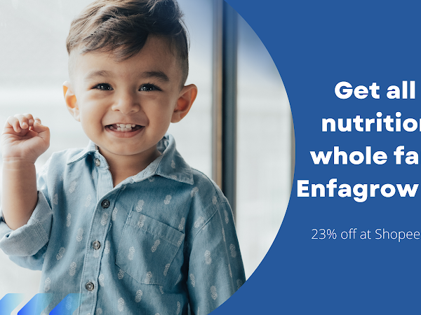 Get all around nutrition for the whole family with Enfagrow at Shopee