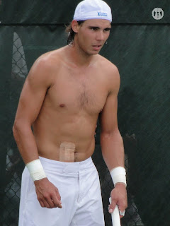 Rafael Nadal Shirtless at Cincinnati Open 2009