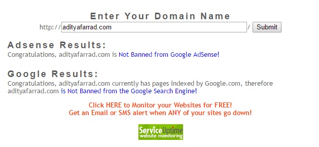 How to Check a Website is banned from AdSense or not?