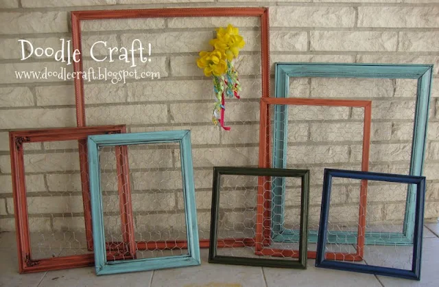 http://www.doodlecraftblog.com/2011/06/chicken-wire-frames.html