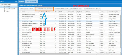 Cek Peserta Ujian Nasional dan Cara Unduh File DZ - Sukseskan Pendataan Peserta Ujian