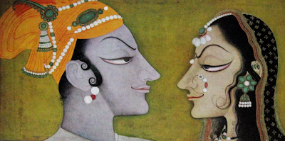 Kishangarh Painting, Radha and Krishna