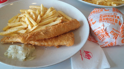 Lunch Fish n Chips Di Marry Brown, Selepas Cuci Kereta