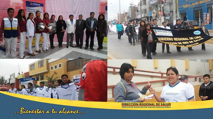 RED DE SALUD CHILCA MALA PARTICIPO DE LA JORNADA DEL LANZAMIENTO DEL PROGRAMA DE PLANIFICACIÓN FAMILIAR