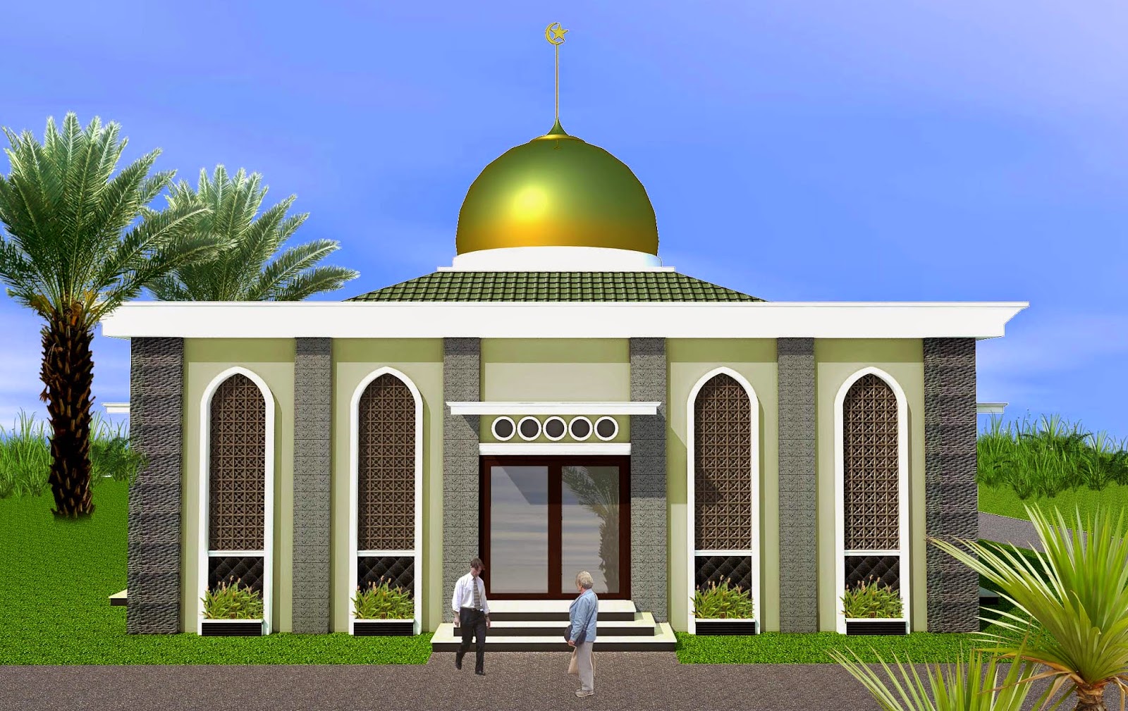 Contoh Gambar Masjid Lengkap Kumpulan Gambar Wallpaper