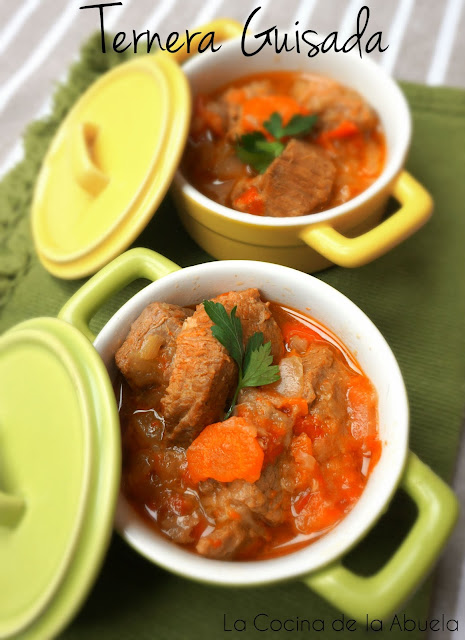 Ternera Guisada. Receta en olla rápida.