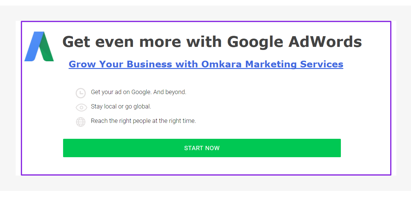 Search Advertising Services, Google AdWords Management Services, SEM-By Omkara Marketing Services