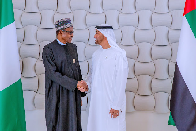 Buhari and Abu Dhabi Crown Prince