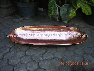 Kerajinan Tembaga Bowl / Mangkuk Tembaga. 