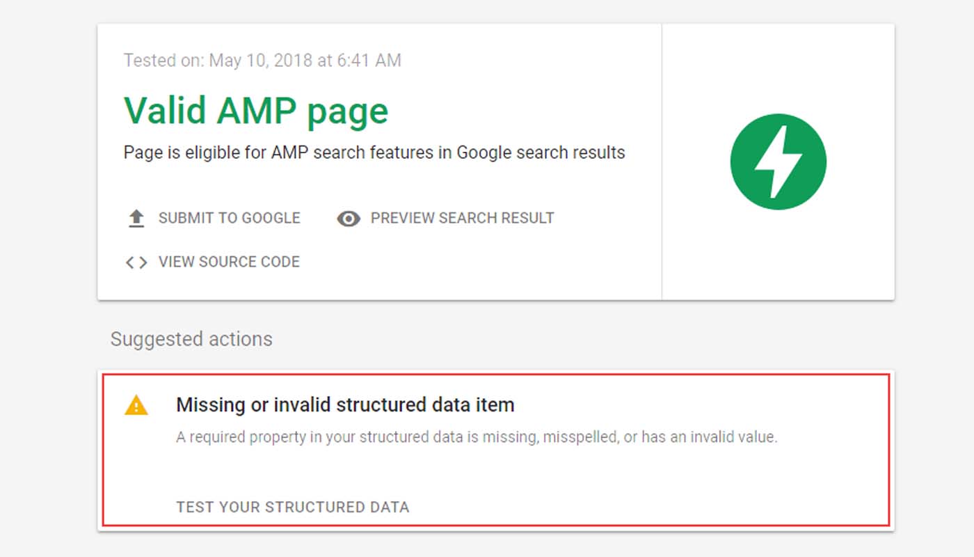 Memperbaiki Item Data Terstruktur Tidak Ada Atau Tidak Valid Pada AMP HTML