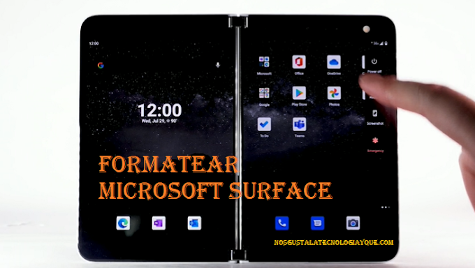 Microsoft Surface Dúo: Restauración de la configuración predeterminada de fábrica