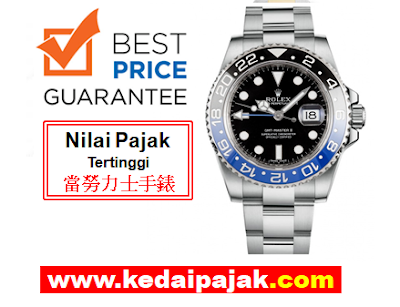 Pajak Jam Rolex GMT-Master-II Dengan 40,000