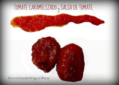 Tomate caramelizado y Salsa de tomate #cocinadefrigorifico