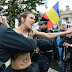Topless feminists in gay rights protest at Vatican 