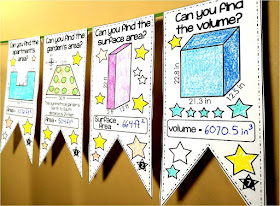 Volume and Surface Area math pennant