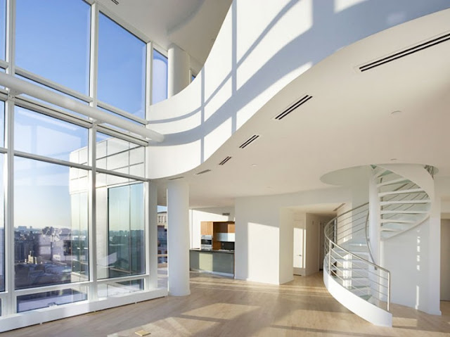 Photo of interiors in one of the most beautiful penthouses