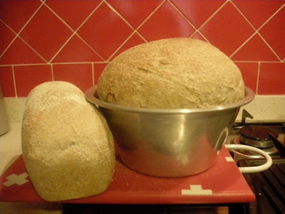 Wholemeal bread with poolish