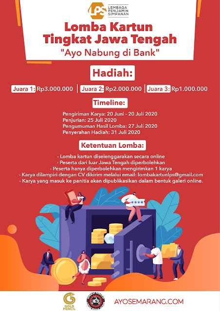 Lomba Kartun Tingkat Jawa Tengah 'Ayo Nabung di Bank'