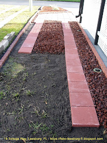 Creating a Stylish Golf Cart Path in Side Yard