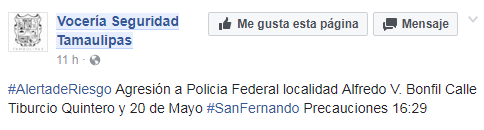 Enfrentamiento entre sicarios y policias en San Fernando Tamaulipas