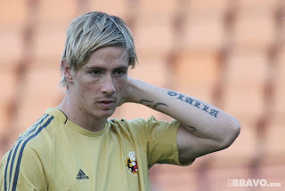 Sports Celebrity Fernando Torres Tatoos