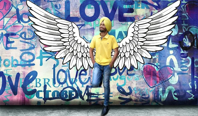 Graffti with wings, By Harman Singh Bansal