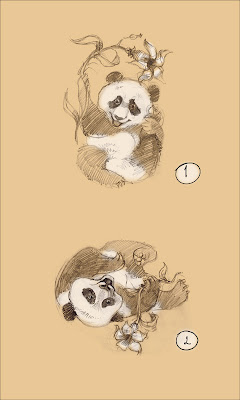 cute playing baby pandas