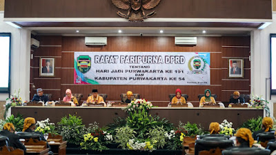 Paripurna Istimewa HUT Kab.Purwakarta ke 55 Dihadiri Istri Ridwan Kamil 