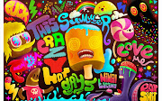 Creative and Graphics . HD Wallpapers & Quality Desktop Backgrounds for free (crazy color icecream)