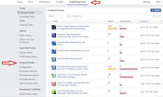 Publishing Tools and open Instant articles