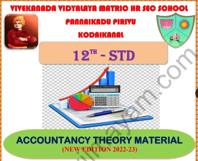 12th Accountancy Study Material 2022-2023