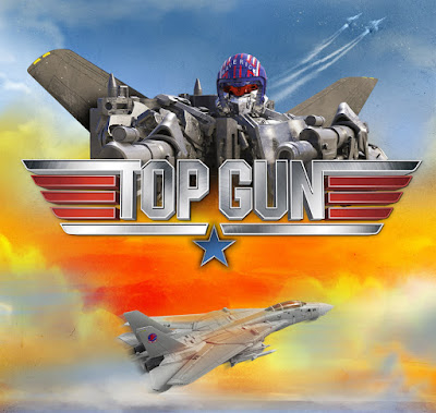 Hasbro Transformers x Top Gun Maverick Collab graphic