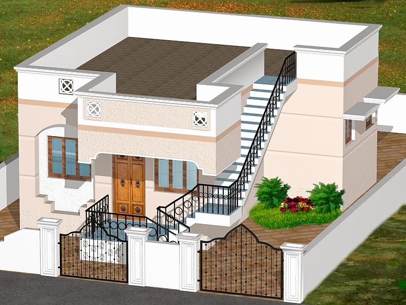  INDIAN  HOMES  HOUSE  PLANS  HOUSE  DESIGNS 775 SQ FT 