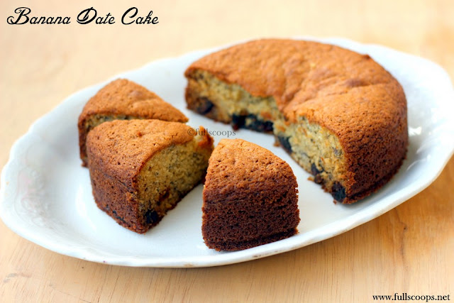 Banana Dates Cake