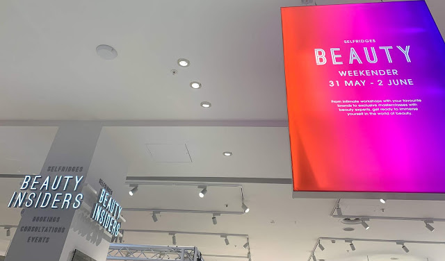 Selfridges Beauty Weekender Banner In Store