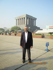 At Ho Chih Minh Mausoleum in Hanoi