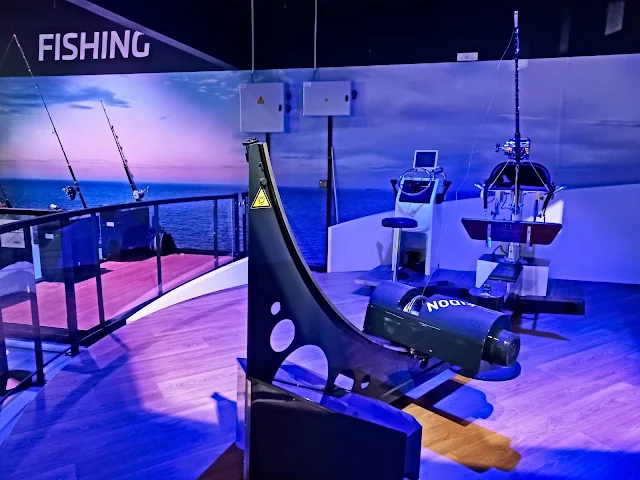 Fishing simulator in Sparkx, Hasselt
