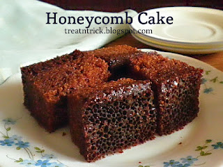 Honeycomb Cake  Recipe @ http://treatntrick.blogspot.com