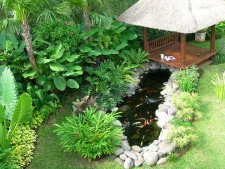 Desain Taman  dan Kolam  Ikan  Minimalis  dalam Rumah Blog 