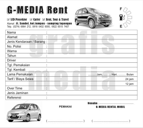 20+ Contoh Dan Ukuran Nota Bukti Pembayaran - GRAFIS - MEDIA