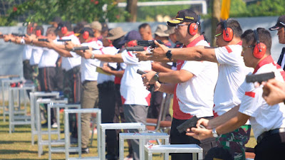Kapolda Banten Buka Kejuaraan Menembak Kapolda Banten Open 2019