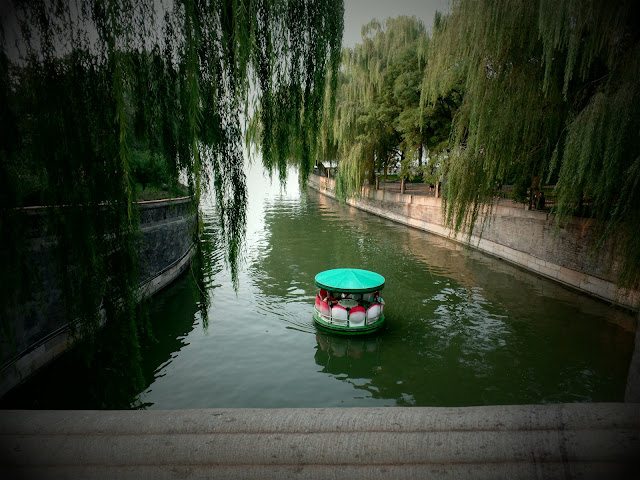 beihai park lotus boat