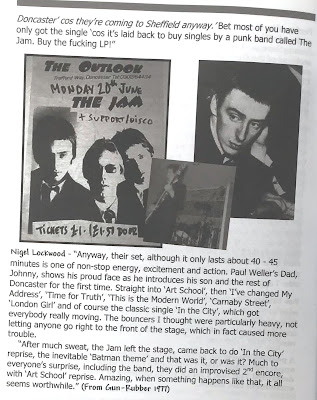 Review of The Jam by Nigel Lockwood from The Gun Rubber fanzine
