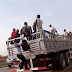  Fuel scarcity: This truck is conveying people from Abuja to Lokoja for 500 Naira 